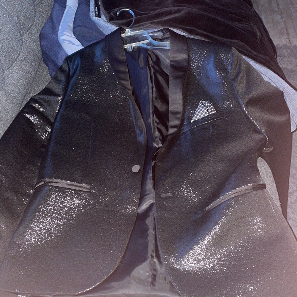 H and M shiny coat